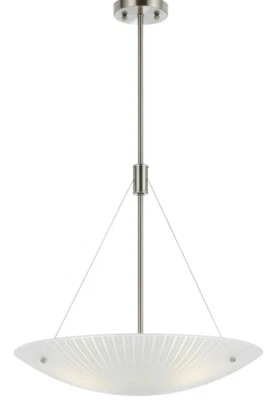 Cal Lighting FX-3501/1P 60-watt X 2 Quadra 2 In 1 Glass Pendant Fixture - Image 1 of 4