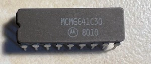 Motorola MCM6641C30 MCM6641 6641 4096 X 4 Static RAM - Vintage - Picture 1 of 1