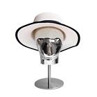 Mannequin Head Model, Wig Stand Round Pedestal Hat Holder, Hat Display Styling