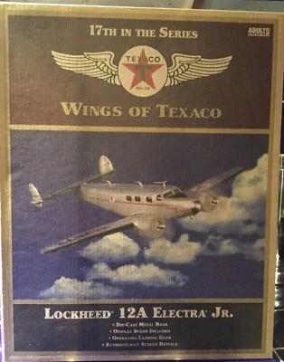 Wings Of Texaco- Lockheed 12A Electra Jr.Plane- 17th In The Series- COLLECTIBLE - Image 1 of 4