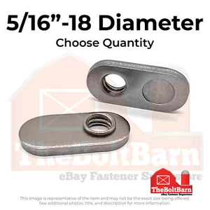 5/16"-18 Single Tab Spot Weld Nuts w/ Target (Pick Quantity) - Picture 1 of 7