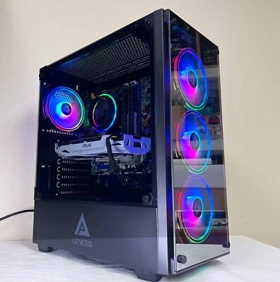 Custom Gaming Desktop PC Intel Core i7 Computer GTX 1070 Super SSD 16 Ram Win 10 - Image 1 of 4