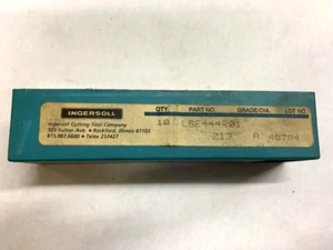 (10) Pcs Ingersoll Carbide Inserts LSE444R01 Grade 231 - Picture 1 of 2