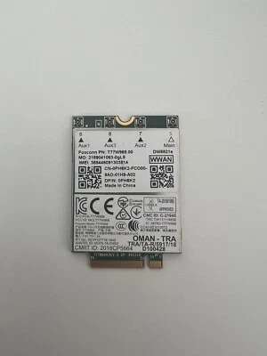 Genuine Dell Latitude 5420 5424 7424 T77W968 DW5821e Snapdragon X20 LTE PH6K2 H9 - Image 1 of 2