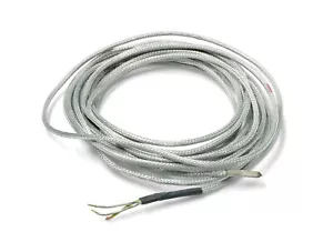 CAVO RISCALDANTE 8mt 320W 220V SILICONICO CALZA in METALLO RESISTENZA FLESSIBILE - Imagen 1 de 1