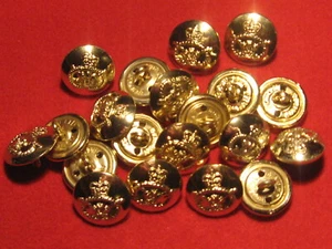 BOTONES REGIMIENTO STAFFORDSHIRE CANTIDAD DE 20 TAMAÑO 19MM - 30 LIGNE - Imagen 1 de 3