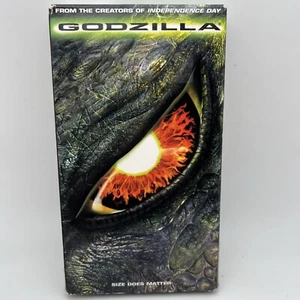 Godzilla (VHS, 1998) Matthew Broderick Horror Scifi Monster - Picture 1 of 3
