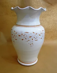 PORTA OMBRELLI ARTIGIANALE CERAMICA ARTISTICA INCISIONE SU SMALTO *BGI* 4 - Foto 1 di 1