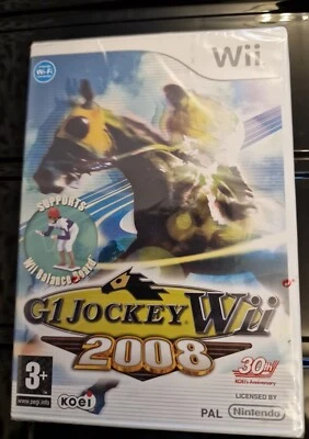 G1 Jockey 2008 Nintendo Wii  New Factory sealed pal  - Image 1 of 2