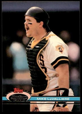 1991 Stadium Club #279 Mike LaValliere Pittsburgh Pirates Baseball - Image 1 of 2