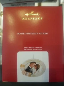Hallmark MADE FOR EACH OTHER PHOTO HOLDER 2020 Ornament  Free shipping MIB - Picture 1 of 6