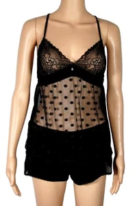 Linea Donatella Lingerie Sleepwear Shorts Cami Top Pajama Set NWT Med $48 - Picture 1 of 6