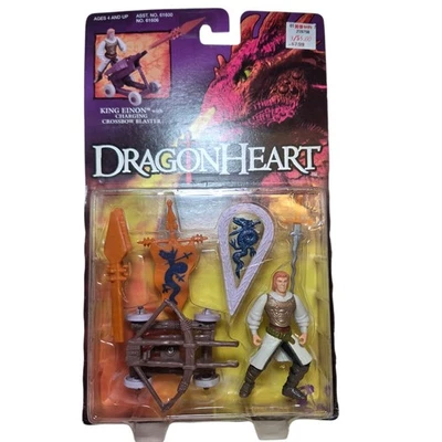 Figura de acción Kenner DragonHeart King Einon 1995 con ballesta de carga Blaster Foto 1 de 4