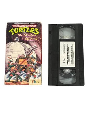 Teenage Mutant Ninja Turtles The Shredder is Splintered VHS 1988 Animation FHE - Image 1 of 2