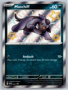 Maschiff (Shiny) Paldean Fates Promo SVP 071 Pokemon Karte NM - Bild 1 von 1