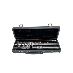 Vintage 1968 Haynes-Schwelm Flute Silverplated Open Hole C Foot Instrument Case - Picture 1 of 14
