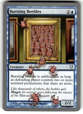 Bursting Beebles Unhinged Regular MTG NM - Image 1 of 2