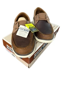 New Skecher’s Status 2-0 Former DK Brown Men’s Wide Fit SZ 8.5 Air Cool 65894W - Picture 1 of 8
