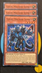 DOOD-EN006 Gouki Machine Suprex x3 Super Rare 1st Edition YuGiOh Playset - Picture 1 of 3