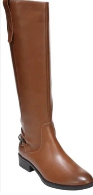 Botas de montar Sam & Libby Perry para mujer marrón coñac cuero vegano hasta la rodilla 8 Foto 1 de 4