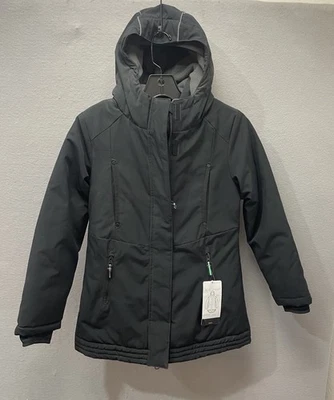 NUEVO Abrigo Chaqueta Parka Niñas Champion C9 Negro Más Cálido Talla M 7-8 Foto 1 de 4