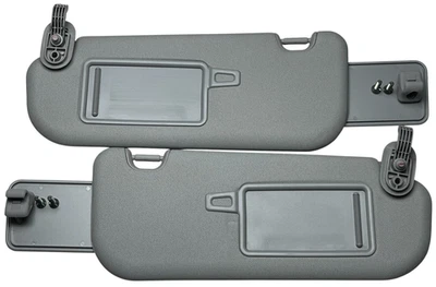 Conjunto de quebra-sol 2013-2017 Hyundai Elantra GT OEM L & R par motorista passageiro cinza - Imagem 1 de 4