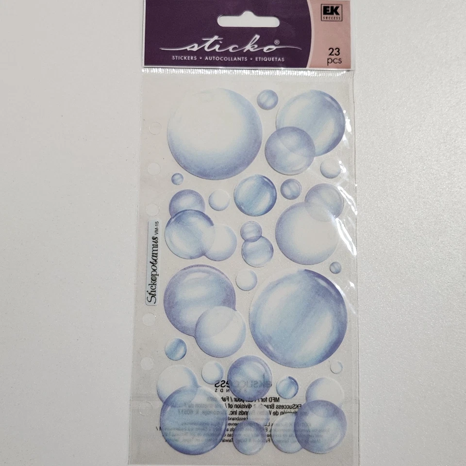 Sticko and Stikopotamus Vellum Scrapbooking Sticker Sheet Crafting  Your Choice - Image 1 of 1