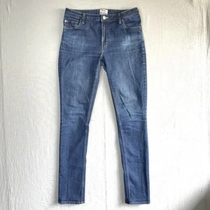 Acne Studios Jeans Womens 30x31.5 Blue Flex Raw Reform Slim Stretch Denim Pants - Picture 1 of 7