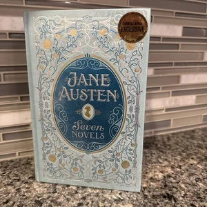 JANE AUSTEN📚Seven Novels PRIDE AND PREJUDICE PERSUASION EMMA💫 Leatherbound NEW - Picture 1 of 9