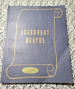 LEGENDÄRE TODESFÄLLE VON EMMA WALLING-1995-AUGRAPHIERT-SOFTCOVER BUCH-84 SEITEN - Bild 1 von 7