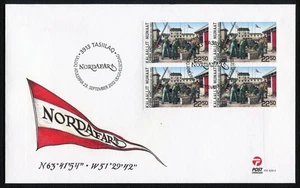 Greenland FDC 2013.09.23. Nordafar AS Fishery Trading Block of Four Z4238 - Picture 1 of 8