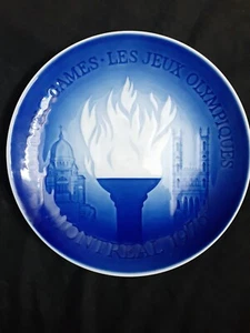 Bing & Grondahl Copenhagen 1976 Montreal Olympics plate B&G Denmark  - Picture 1 of 2