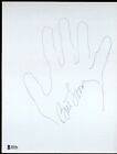 Bill Toomey signed autograph Traced Hand Print 8.5x11 Board Olympic Champion BAS