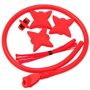Nuevo Kit de Accesorios de Arco de Tiro con Arco TruGlo Rojo con Silenciadores Peep Loop Kisser TG601B - Imagen 1 de 1