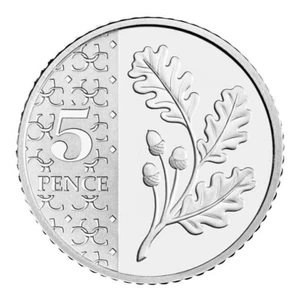 RARO - NIFC 2024 KING CHARLES III RAMO ROBLE 5p MONEDAp - Imagen 1 de 11