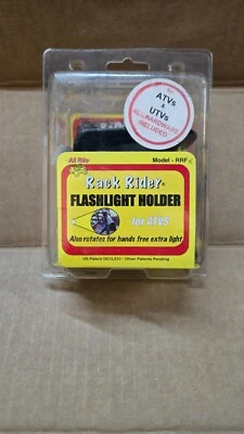 ALL RITE PACK RACK - ATV SIDEBYSIDE JEEP STEEL + SOPORTE LINTERNA REDONDO DE GOMA Foto 1 de 2