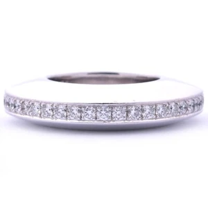 Anillo macizo con diamantes SCHUBART en platino 750 talla 54 - Imagen 1 de 7