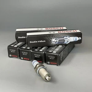 For Mercedes-Benz C250 C280 C300 V6 OE Germany Double Iridium Spark Plug 6PCS - Picture 1 of 5