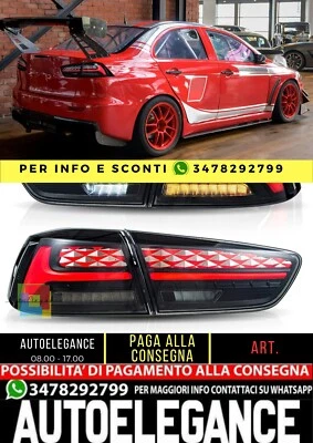 Luces Traseros Para LED Mitsubishi Lancer Evo X 2008-2018 [ No Adecuado A Sportb - Imagen 1 de 4
