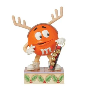 Jim Shore M&M's Orange Figur "Jingle All the Way" 6015682 2024 Intro Neu in OVP - Bild 1 von 5