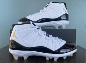 Nike Air Jordan 11 Mid TD "Gratitude" Football Cleats Men's Size 12 FV5374-107 - Picture 1 of 10