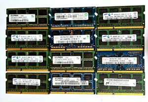 Joblot di 12 x 2 GB PC3-8500S DDR3 memoria per laptop marche miste - Foto 1 di 2