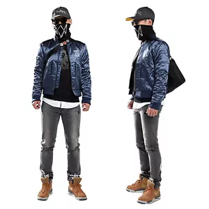 Watch Dogs Marcus Holloway Jacke Mantel Dedsec Spiel Cosplay Kostüm M-2XL - Bild 1 von 4