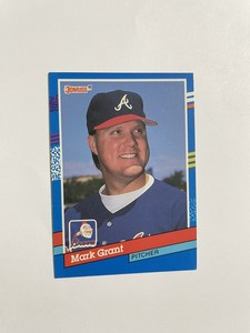 1991 Donruss Baseball Card Series 1 #361 Mark Grant Atlanta Braves