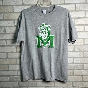 Marshall Thundering Herd Marco T-Shirt Mens Size Large Gray Short Sleeve - Picture 1 of 9