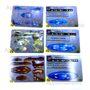 Pirates CSG of the Mysterious Islands 3 Merc Submarine Ships 002 003 005 Terror - Picture 1 of 1