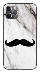 Coque en silicone imprimée compatible Apple iPhone 11 Pro Hipster Moustache - Photo 1 sur 3
