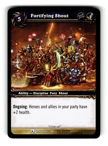 World of Warcraft TCG Fields of Honor Trading Card Fortifying Shout #85 C - Picture 1 of 4