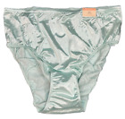 Vintage Cacique Shiny Slippery Satin Second Skin High Leg Panties 12   L