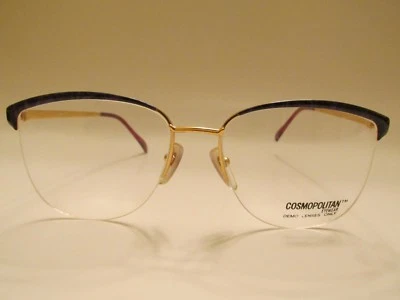 Anteojos Cosmopolitan 485 Hearst Corp lavanda marina semi-sin montura Foto 1 de 4